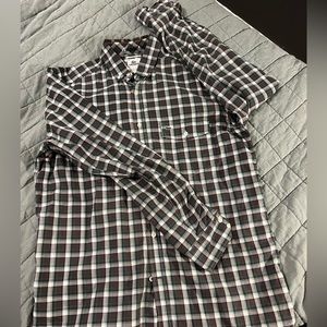 Lacoste long sleeve checkered shirt
